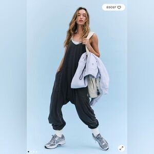 Free People Charcoal Jumpsuit for Women
